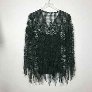 Elie Tahari| Crochet Top (M)